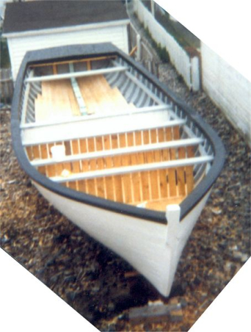 635: The "Sea Mist", 32' long, ready to launch. (1980) [courtesy of Phonse Mulrooney]